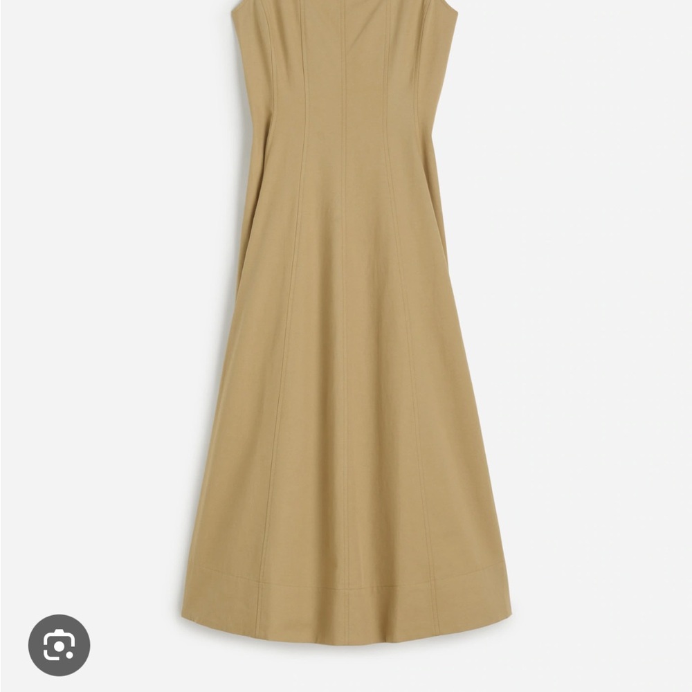 Madewell Strapless Tan Dress